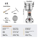 VEVOR Elektrische Graanmolen 150g - 29% Korting!