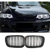 Dubbele Nier Grille BMW 2 Serie F22 Glanzend Zwart - 57% Korting