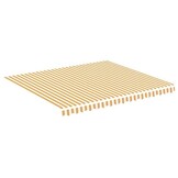 Luifel Vervangingsdoek Geel/Wit 4x3.5m (34% Korting)