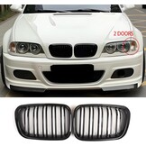 Zwarte Glanzende Radiatorgrill BMW 2 Serie F22/F23 - 29% Korting
