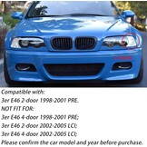 Zwarte Glanzende Radiatorgrill BMW 2 Serie F22/F23 - 29% Korting