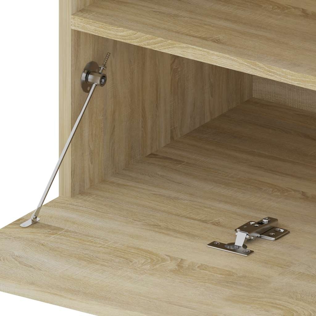 2x TV-meubel met LED, Sonoma Eiken, 75x35x40 cm - 34% Korting