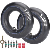 2x Binnenband 12x5.00-6 met gebogen ventiel - 33% Korting!