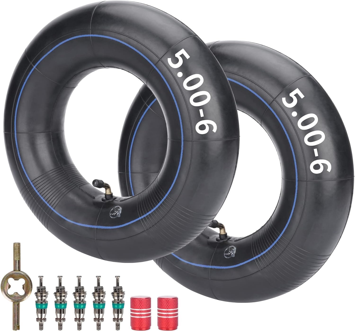 2x Binnenband 12x5.00-6 met gebogen ventiel - 33% Korting!