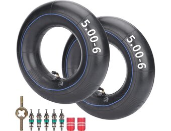 2x Binnenband 12x5.00-6 met gebogen ventiel - 33% Korting!