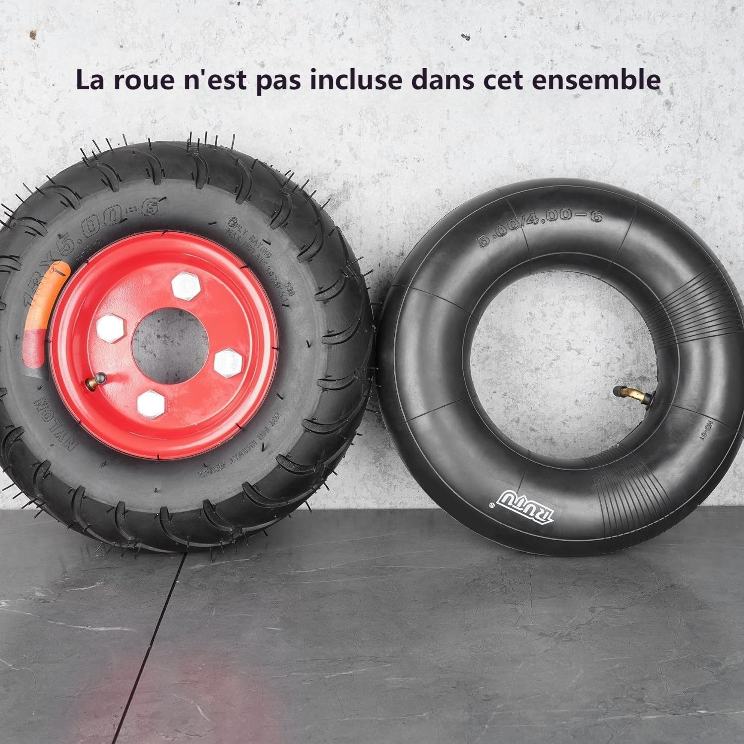 2x Binnenband 12x5.00-6 met gebogen ventiel - 33% Korting!