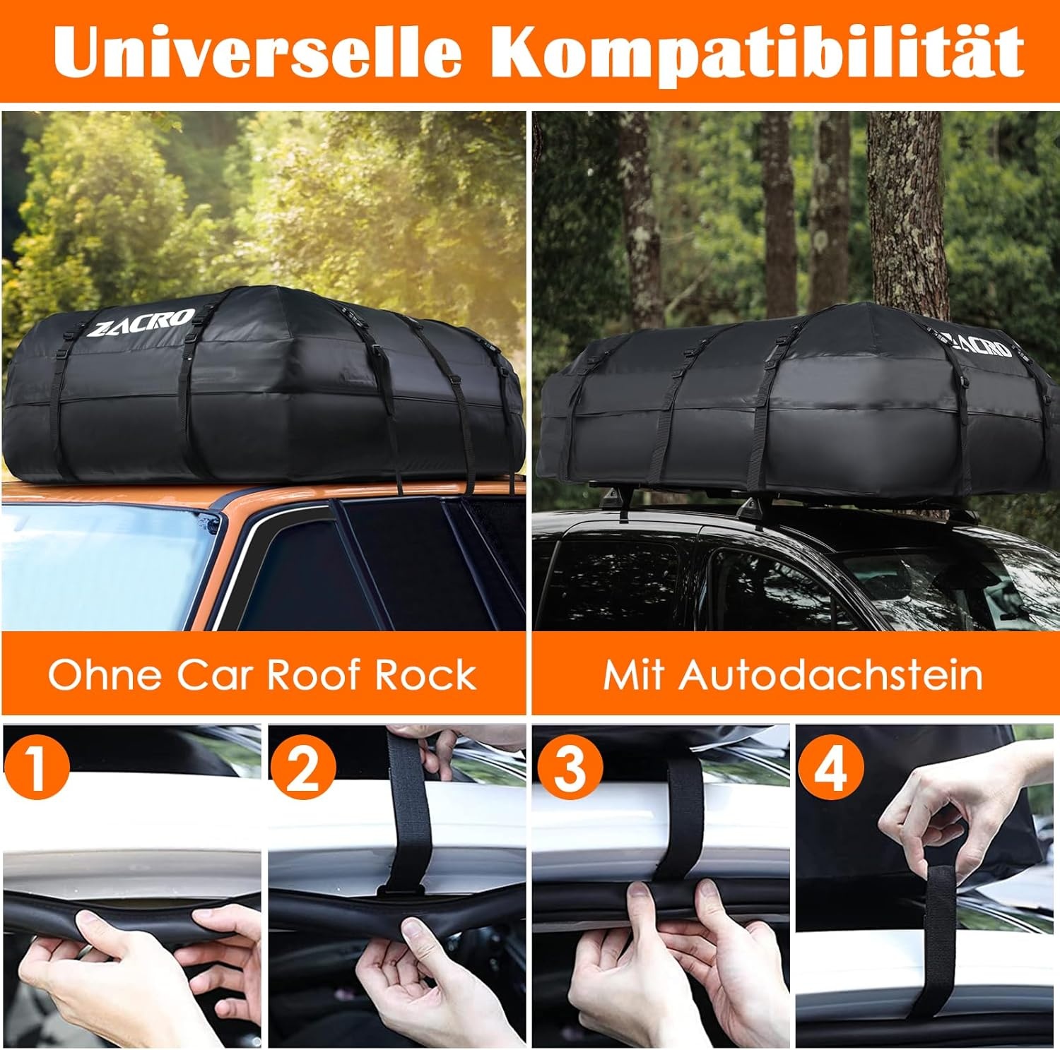 Zacro Dakkoffer 425L Waterdicht - Meer Bagageruimte op Elke Auto (29% Korting!)