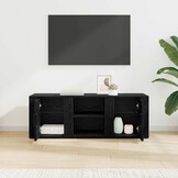 Moderne TV-kast Zwart Eiken - 100x31,5x35cm (53% Korting)