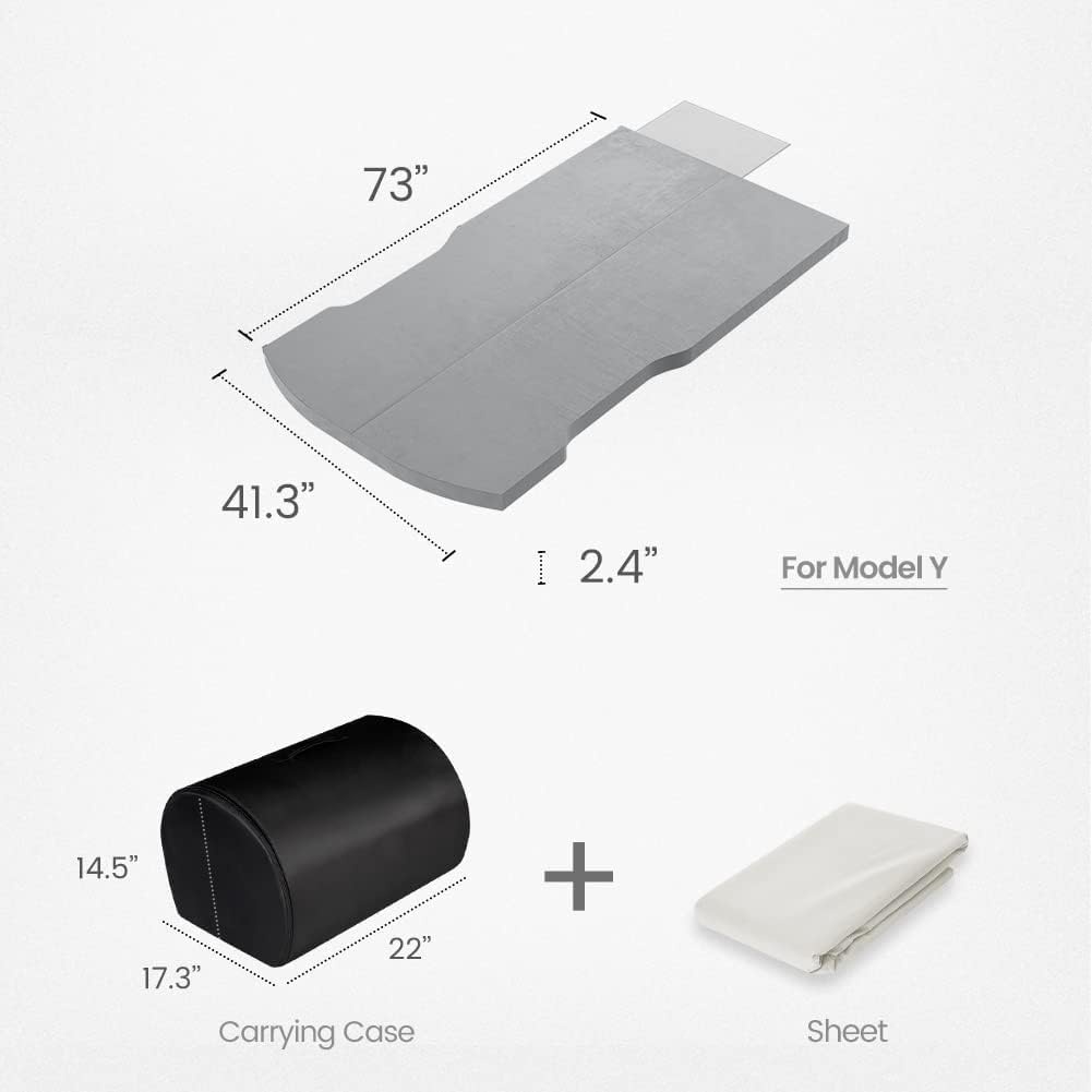 Campingmatras Tesla Model Y Traagschuim - 30% Korting