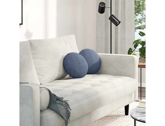 VidaXL Zitkussens Blauw (2 stuks) - 32% Korting!