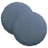 VidaXL Zitkussens Blauw (2 stuks) - 32% Korting!