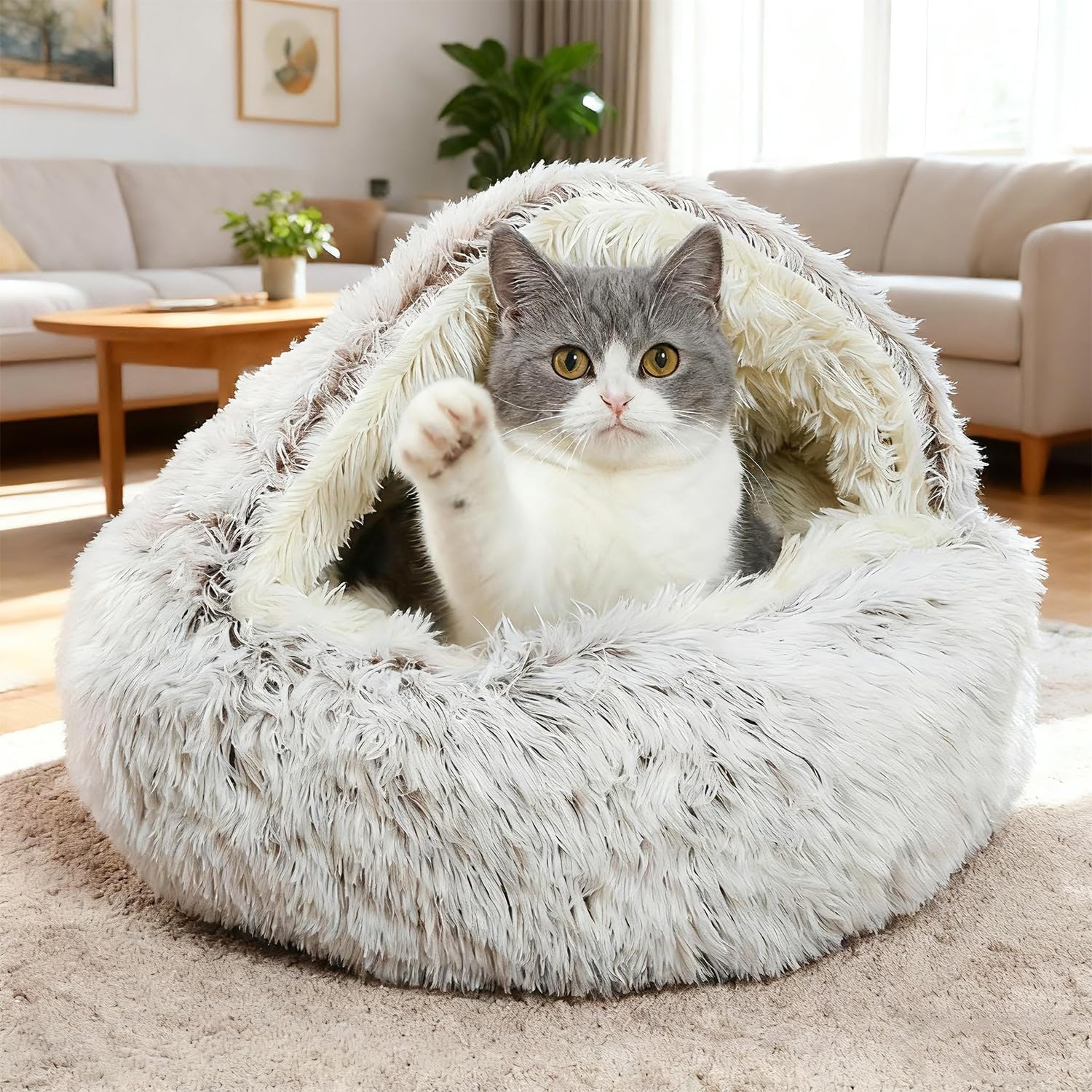 Warm Schelpvormig Huisdierbed 70cm - Nu 29% Korting!