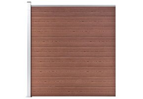 vidaXL Schuttingpaneel HKC 175x186 cm Bruin (69% korting)