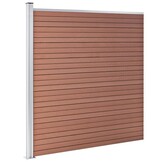 VidaXL Schuttingpaneel HKC Bruin 175x186 cm | 40% Korting
