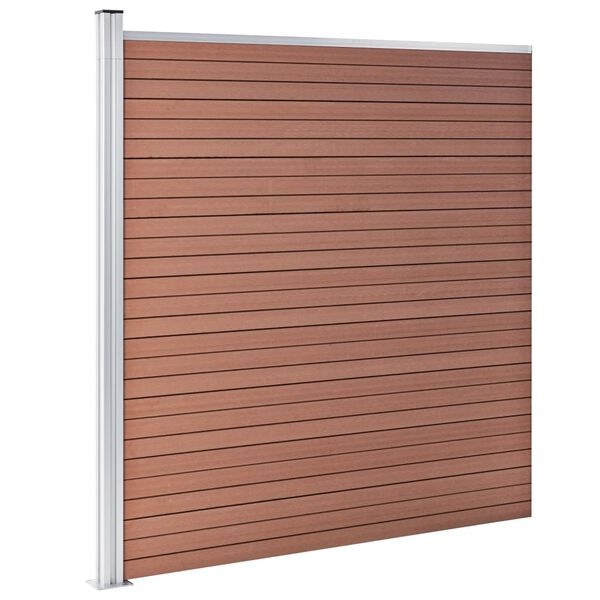 VidaXL Schuttingpaneel HKC Bruin 175x186 cm | 40% Korting