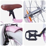 Lichtroze Kinderfiets 20 Inch (6-11 jaar) - 30% Korting!