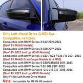 Glans Zwarte Spiegelkappen Links & Rechts - BMW 2, 3, 4, 5, 7, 8 Serie (29% Korting)