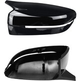 Glans Zwarte Spiegelkappen Links & Rechts - BMW 2, 3, 4, 5, 7, 8 Serie (29% Korting)