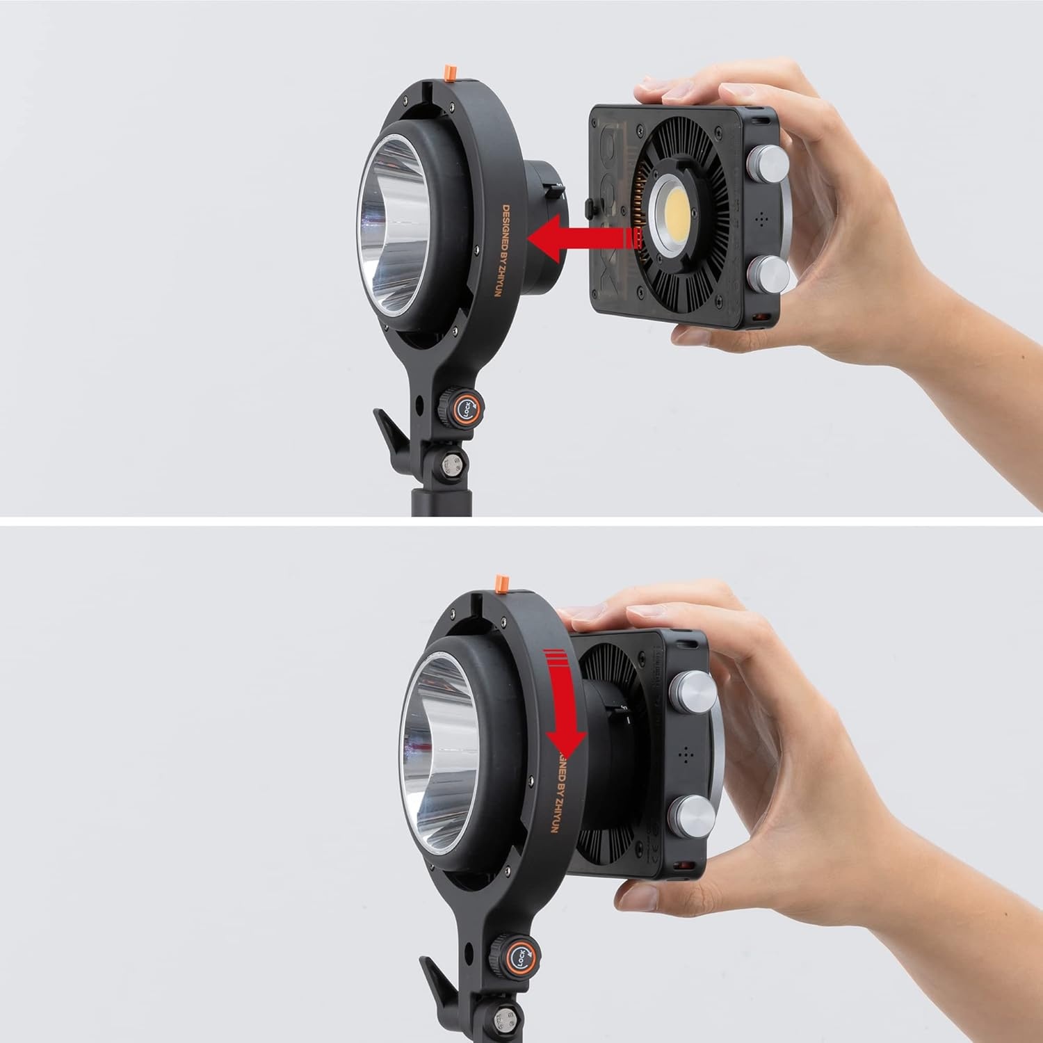 ZHIYUN Adapter B voor Molus X60/X100 en Cinepeer CX100, van ZY Mount naar Bowens Mount