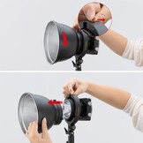 ZHIYUN Adapter B voor Molus X60/X100 en Cinepeer CX100, van ZY Mount naar Bowens Mount