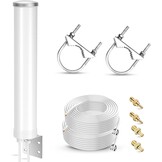 5G LTE Buiten MIMO Antenne 12 dBi met Adapters - 29% Korting!