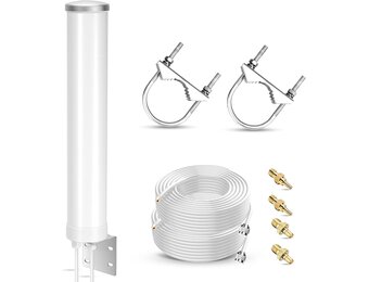 5G LTE Buiten MIMO Antenne 12 dBi met Adapters - 29% Korting!