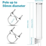 5G LTE Buiten MIMO Antenne 12 dBi met Adapters - 29% Korting!