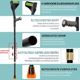 Opvouwbare Krukken (2 stuks) - Verstelbaar & Lichtgewicht (29% korting)