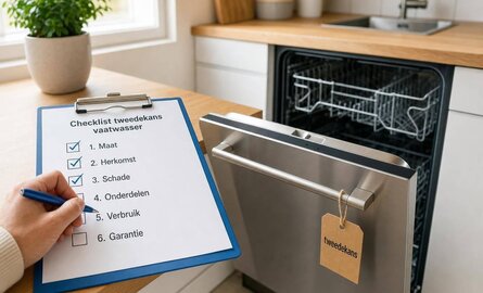 Tweedekans vaatwasser kopen: checklist tegen miskopen