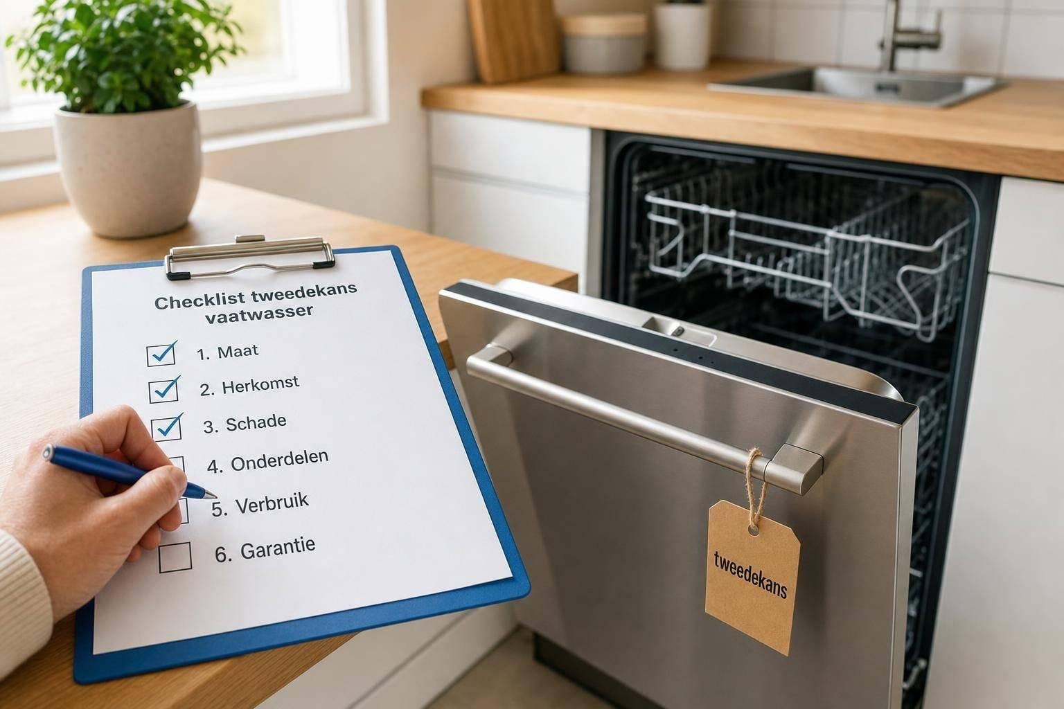 Tweedekans vaatwasser kopen: checklist tegen miskopen