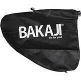 Elektrische bladzuiger voor de tuin, 3-in-1, bladblazer en bladblazer, vermogen 3000 W, met opvangbak 45 l, schouderriem voor onderhoud buiten (met donkergroene draad) - Maat Con Filo Verde Scuro