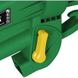 Elektrische bladzuiger voor de tuin, 3-in-1, bladblazer en bladblazer, vermogen 3000 W, met opvangbak 45 l, schouderriem voor onderhoud buiten (met donkergroene draad) - Maat Con Filo Verde Scuro