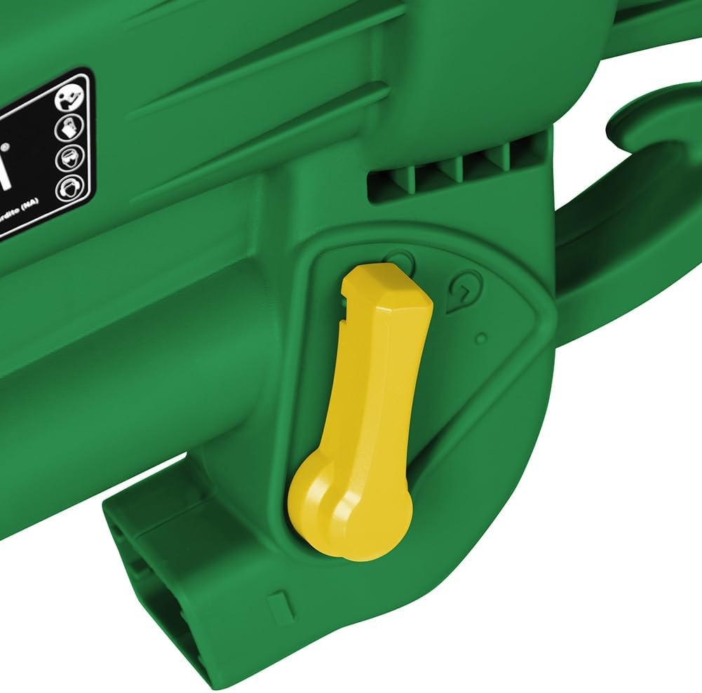 Elektrische bladzuiger voor de tuin, 3-in-1, bladblazer en bladblazer, vermogen 3000 W, met opvangbak 45 l, schouderriem voor onderhoud buiten (met donkergroene draad) - Maat Con Filo Verde Scuro