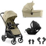 Hauck Shop N Care Trio Set Olive - 3-in-1 Kinderwagen met Reiswieg en Autostoeltje