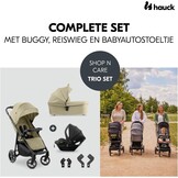 Hauck Shop N Care Trio Set Olive - 3-in-1 Kinderwagen met Reiswieg en Autostoeltje