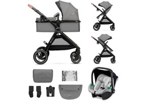 Kinderwagen 3-in-1 ESME met Autostoel | Grijs | 35% Korting