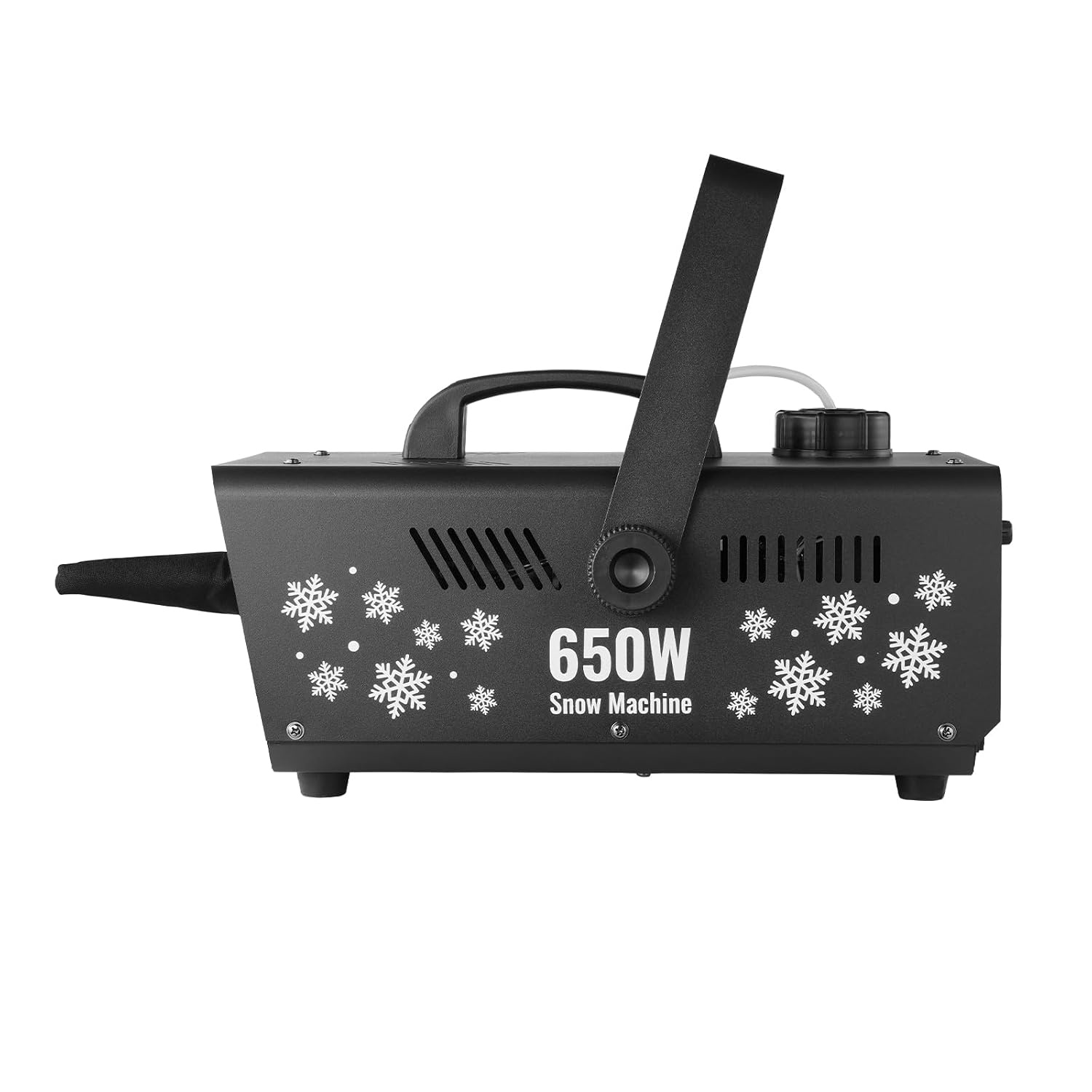 VEVOR Sneeuwmachine, 650 W, hand-/hangmachine, binnen, afstandsbediening, met 1 l, kunstmatig reservoir voor kerstfeest