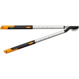 Fiskars Telescopische takkenschaar, bypass-takkenschaar voor jong hout, antikleeflaag, gehard precisiestaal, lengte handgrepen: 66 - 90 cm, zwart/oranje, SmartFit, L86, 1013564