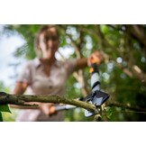 Fiskars Telescopische takkenschaar, bypass-takkenschaar voor jong hout, antikleeflaag, gehard precisiestaal, lengte handgrepen: 66 - 90 cm, zwart/oranje, SmartFit, L86, 1013564
