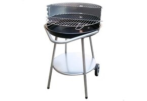 Draagbare Houtskoolbarbecue Ø 51cm met 4 Hoogtes - 58% Korting!