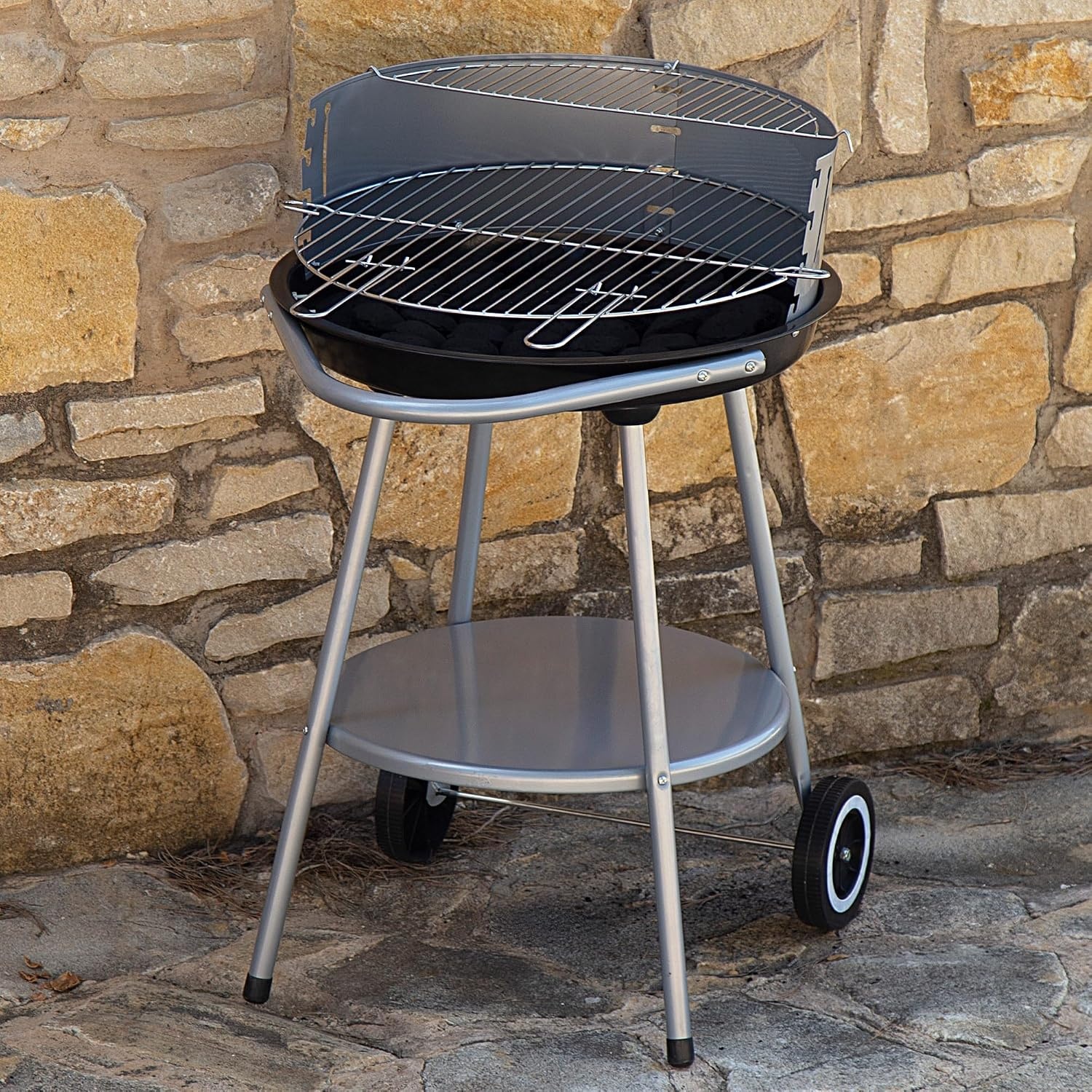 AKTIVE 52972 - Draagbare ronde grill