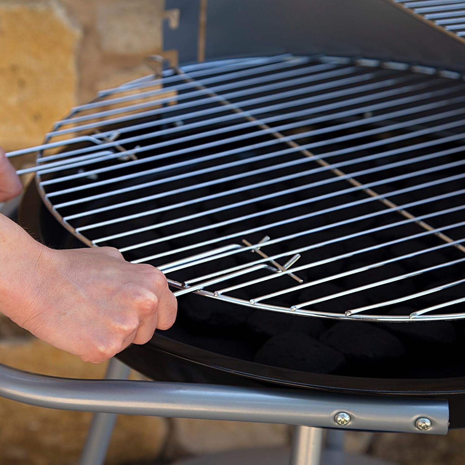 AKTIVE 52972 - Draagbare ronde grill