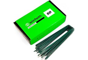 Groene Haringen 50 Stuks: Kunstgras, Tuinetten & Worteldoek Bevestigen (-59%)