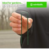 Groene Haringen 150mm - 50 Stuks - Voor Kunstgras & Tuinnetten - Verzinkt Staal - 73% Korting