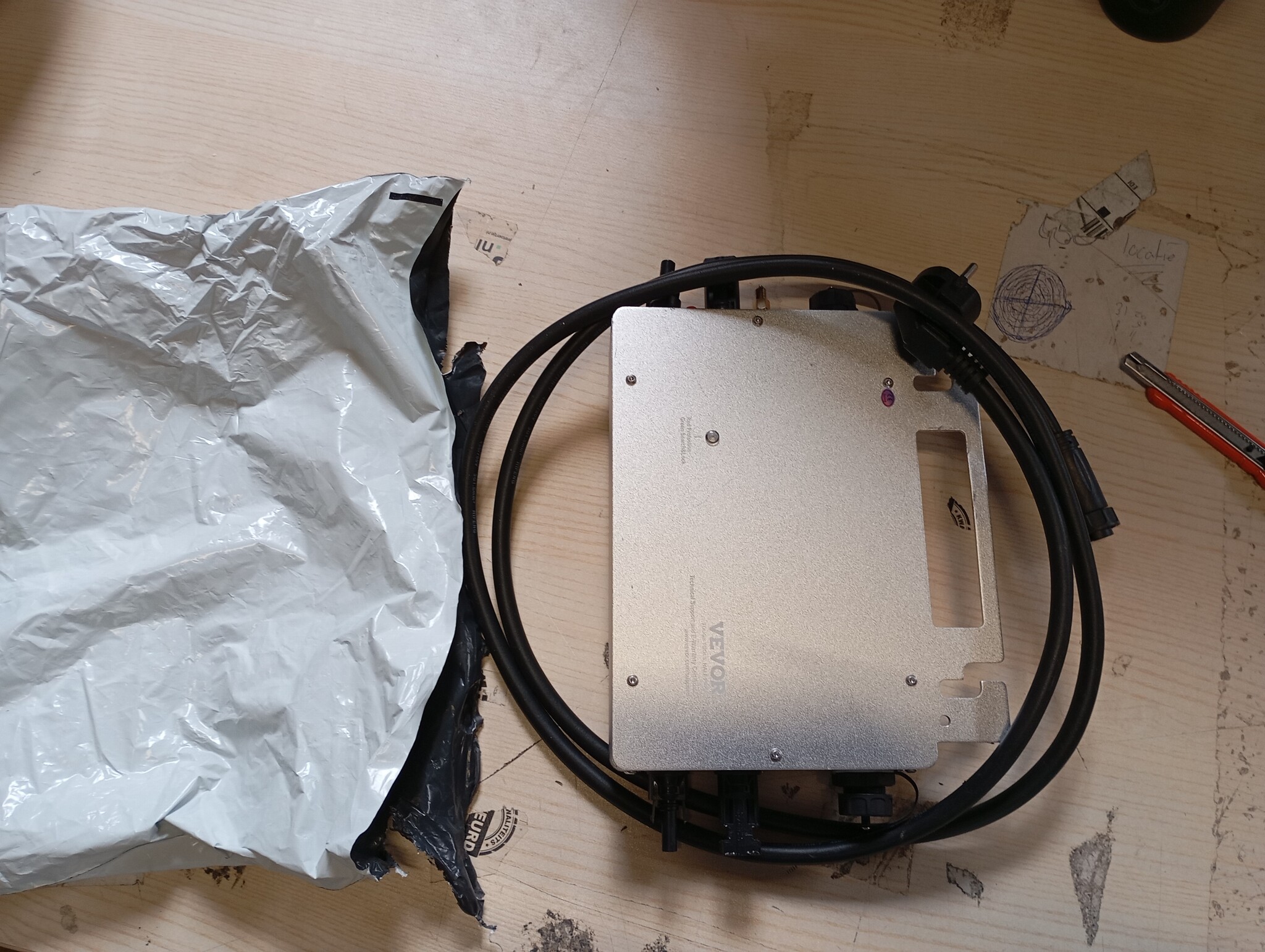 VEVOR Micro-omvormer voor Zonnepanelen - 800W - IP65 Waterdicht - Wit