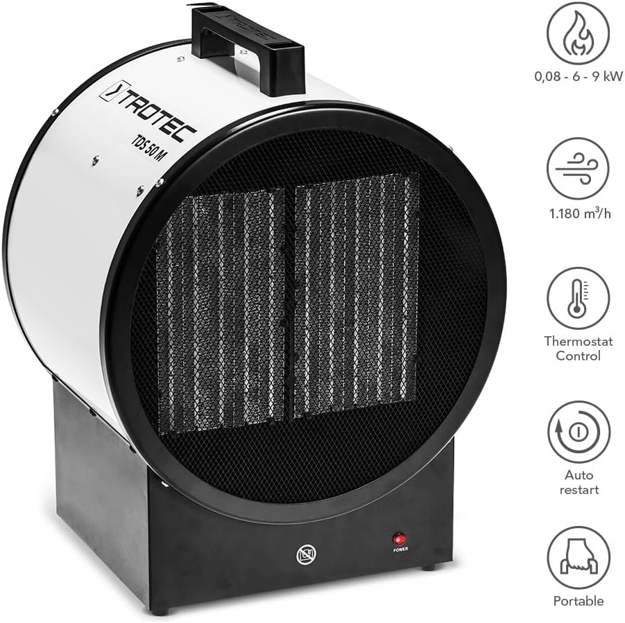 Trotec TDS 50 M(400 Volt) keramische electrische kachel