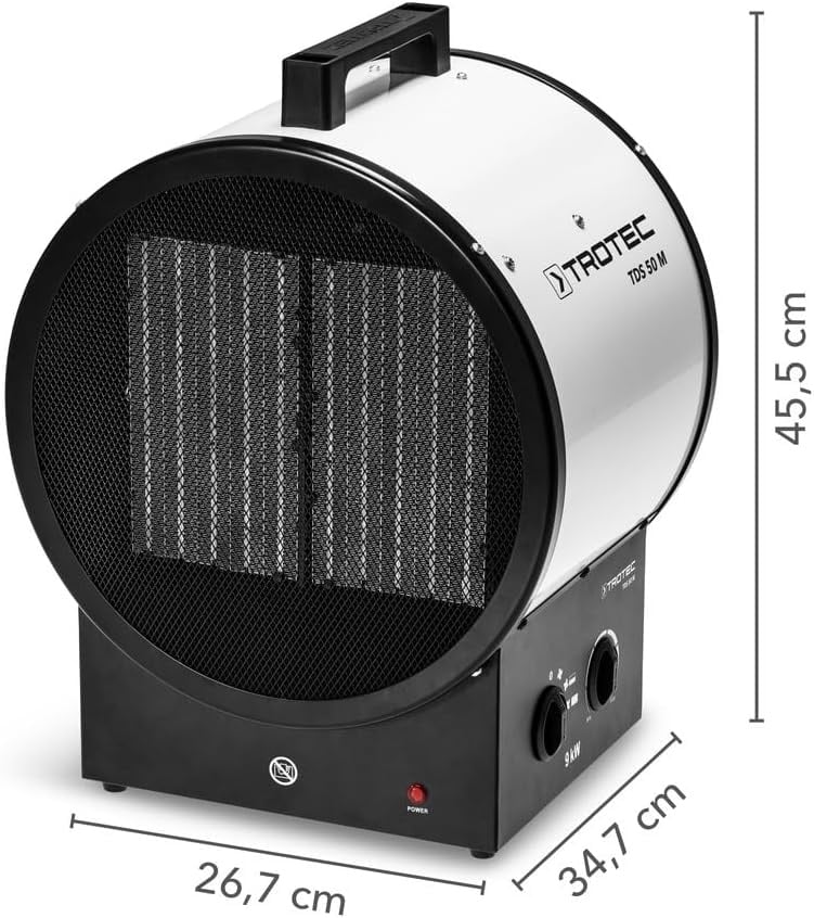 Trotec TDS 50 M(400 Volt) keramische electrische kachel