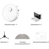 Mova S10 robotstofzuiger 7000 Pa, 3D Adapt Intelligent Obstakelvermijding, 7mm dweilheffen, voor dierenharen, harde vloeren, tapijten