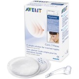 Avent Niplette für Flach- und Hohlbrustwarzen / Brustwarzenhütchen / Nippelhütchen / SCF152/01