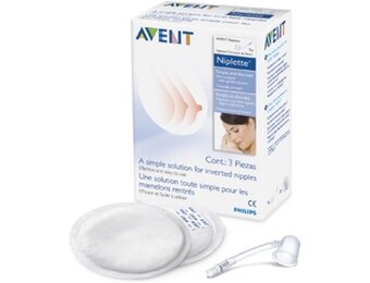 Avent Niplette für Flach- und Hohlbrustwarzen / Brustwarzenhütchen / Nippelhütchen / SCF152/01
